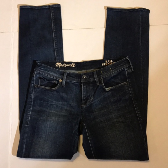 Madewell rail straight heans medium wash 27 - Picture 3 of 8